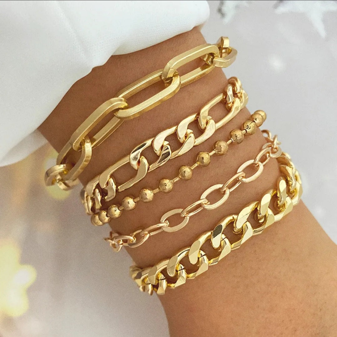 Chain Bracelet set