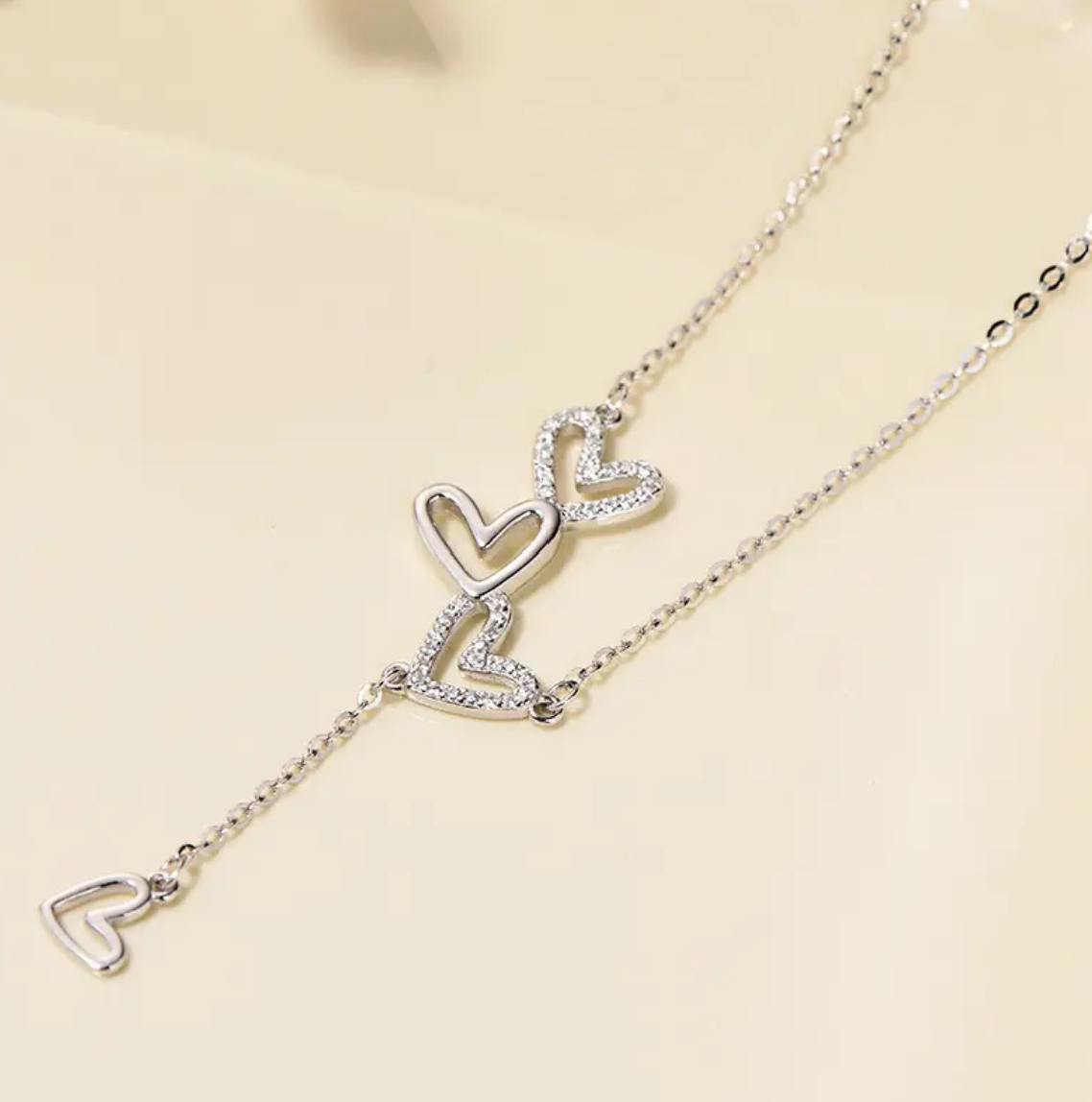 Eternal Love Hearts Necklace